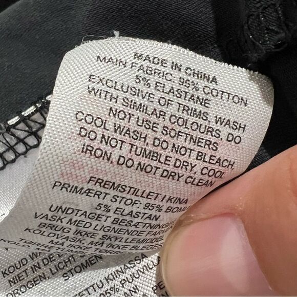 Zara Basic Striped Lace Ruffle Tank Top Women’s Medium - Picture 4 of 4